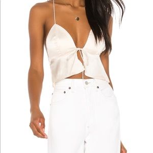 Isla Satin Top in Ivory
superdown